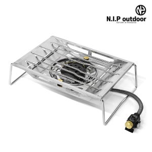 NIP 파워 플랫버너 IGT용 캠핑버너+전용가방 (실버,블랙)