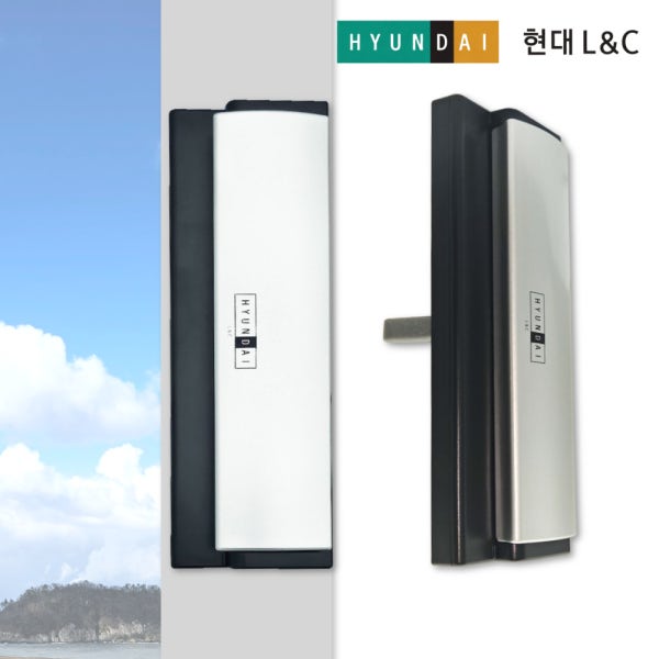 한화 샷시손잡이 오토락 카이저 그립형 현대 L&C 샤시손잡이 좌우겸용