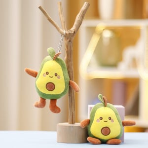 아보카도키링 야채키링 캐리어키링 백꾸 채소 과일 웃긴 인형