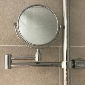 면도경 목욕탕거울 면도거울 욕실용 욕실면도 둥근