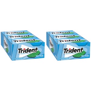 트라이던트 민트 블리스 무설탕 껌 14개입 12팩 2박스