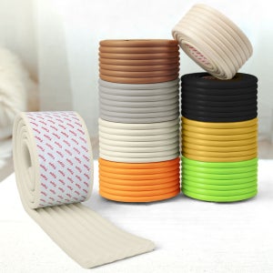 르메이어 아기 모서리 보호대 쿠션 W형 2M 풀접착 유아 안전가드 아이방 가구 보호