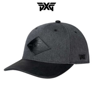 PXG 남녀공용 다이아몬드 패치 햇 스냅백 골프캡모자 딥그레이
