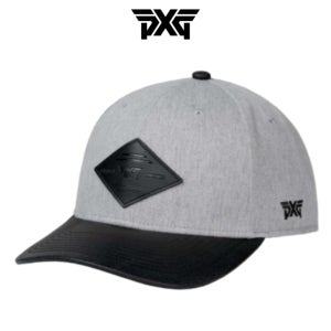 PXG 남녀공용 다이아몬드 패치 햇 스냅백 골프모자 연그레이