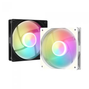 BRAVOTEC X120 ARGB 리버스 (화이트) 케이스 쿨러