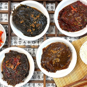 농가살리기 국내산 전라도 순창 콩잎장아찌 1kg (양념/된장)