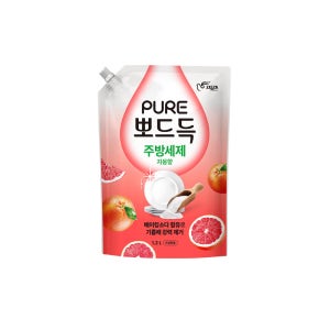 피죤 퓨어 뽀드득 주방세제 자몽향 1.2L