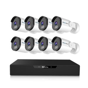 글로벌아이넷 로보뷰NVR 8채널 AI POE CCTV 녹화기 4K UHD IP 카메라 800만화소