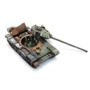 Artitec 초정밀 레진 프라모델 1:87 러시아 T72 전차 전장에서 핀 꽃 밀리터리 모형