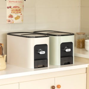 마켓플러스 에랄도 원터치 정량 쌀통 10kg