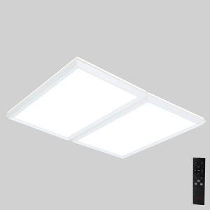 비츠온 LED 거실등 100W 사각 투톤 밝기조절 색변환 리모컨 전등 교체