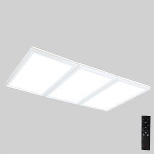 비츠온 LED 거실등 150W 사각 투톤 밝기조절 색변환 리모컨 전등 교체