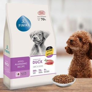 (랜덤사은품증정) 피니키 강아지 사료 가수분해 HA 오리, 7kg, 1개