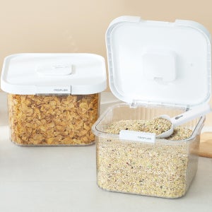 1+1 네오플램 원터치 밀폐 쌀통 5kg