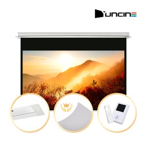 [고휘도] 프리미엄 윤씨네 SA-R-GV 전동매립 와이드 빔스크린 가정용 홈시어터 254cm(100인치), 1개