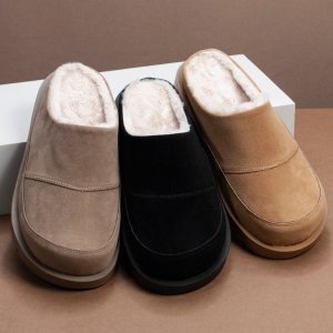 페모스 겨울 남성 털슬리퍼 방한슬리퍼 방한화 따뜻한 실내화