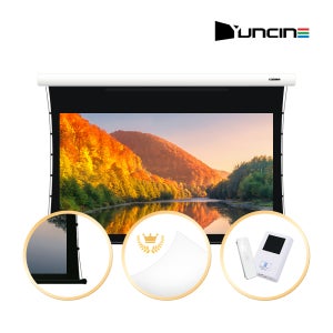 [고휘도] 프리미엄 윤씨네 SA-TEH-AV 전동노출 와이드 텐션 빔스크린 교회용 254cm(100), 1개