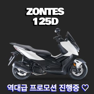 ZONTES 존테스 125D 오토바이