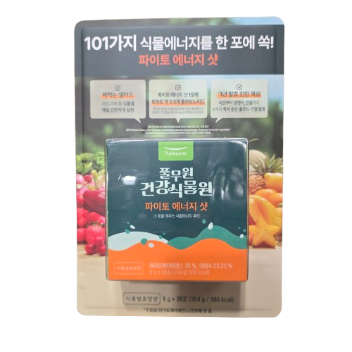 [트레이더스] <b>풀무원</b> 파이토 에너지샷 (8G X 38포)