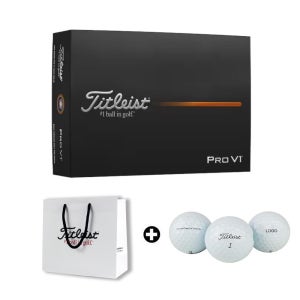 [로고포장쇼핑백제공] 25년형 타이틀리스트 PRO V1 12구 6구 골프공 아쿠쉬네트코리아