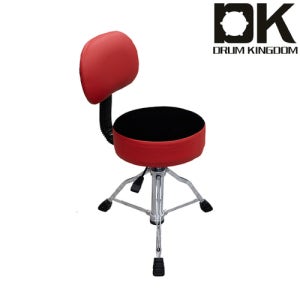 DK T-1000R / 라운드형 등받이 유압식 드럼 의자 / 견고한 내구성