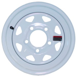 국산 트레일러(카라반) 휠 15인치 5홀 PCD 114.3 화이트도장