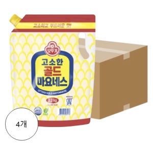 오뚜기 골드마요네스 3.2kgX4개(1Box) 대용량 업소용 식당용