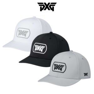 PXG 캡모자 남녀공용 도그택 6패널 로우 크라운 스냅백 골프모자