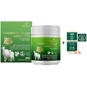 헬스엔 콜로스트럼 350 호주초유 COLOSTRUM 산양유 고함량 고트밀크 캔디 400정