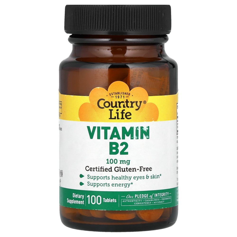 <b>컨트리라이프 비타민B2</b> 100mg 100정