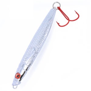 캣츠크로우 멸치지그 대삼치 메탈지그 크롬 삼치 더블훅, 60g