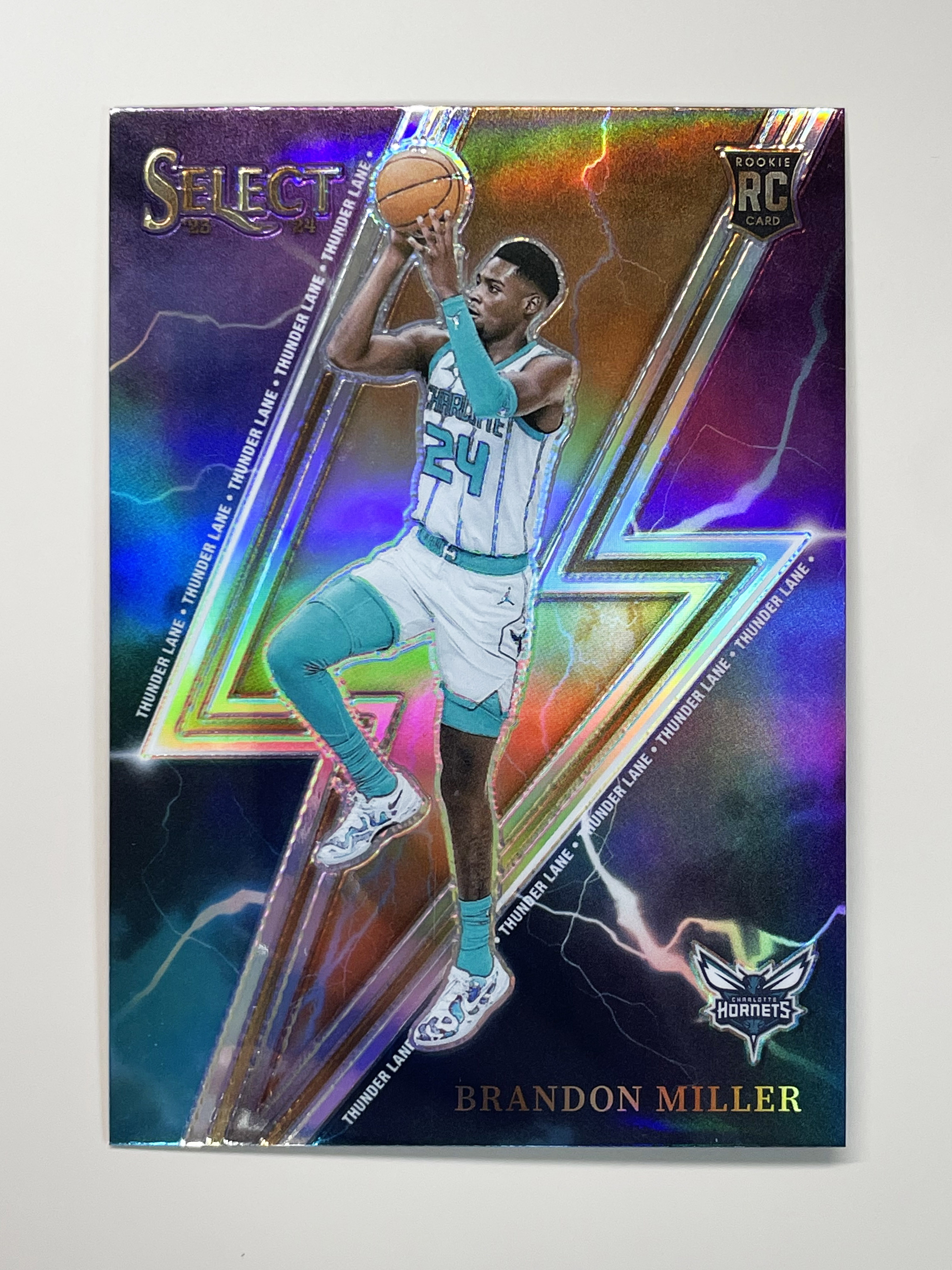 23-24 Select Thunder Lane 12 Silver Prizm RC 브랜든 밀러