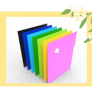 오피츄 A4 화스너파일 7컬러 10개입 서류철 결재 정부과제 서류보관