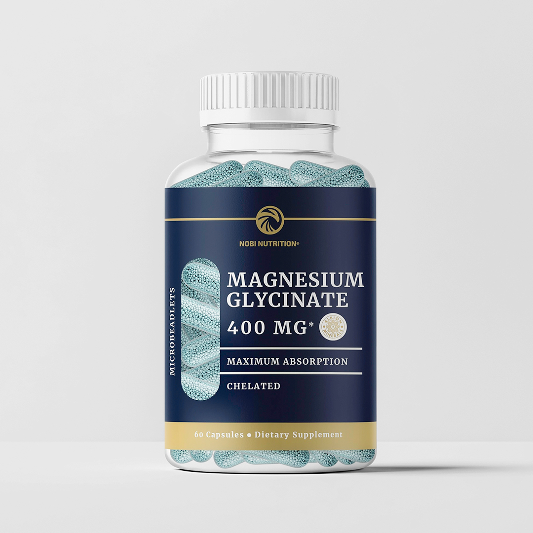 노비뉴트리션 <b>마그네슘 글리시네이트 400</b>mg 60캡슐, 1개