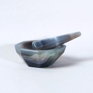 AG076-MP 마노유발 76×64mm LabCeramic Agate Mortar