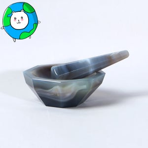 AG127-MP 마노유발 127×114mm LabCeramic Agate Mortar