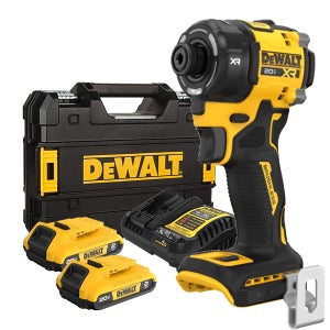 디월트 DCF870D2 충전 오일펄스 임팩 드라이버 20V 배터리(2.0) 2개 세트