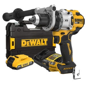 디월트 DCD1007D1T 충전 햄머 드릴 드라이버 20V 배터리(2.0) 1개 세트