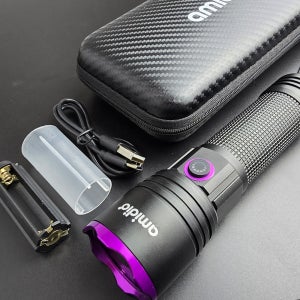 아미디오 충전식 자외선UV라이트 UL-311 손전등 365nm 형광 축광 UV레진 경화기