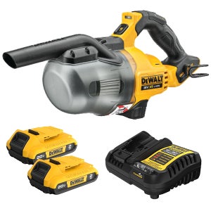 디월트 DCV501D2 충전 건습식 핸디 청소기 20V 배터리(2.0) 2개 세트