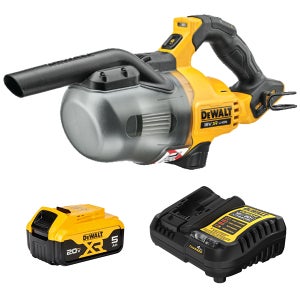 디월트 DCV501P1 충전 건습식 핸디 청소기 20V 배터리(5.0) 1개 세트