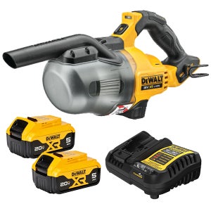 디월트 DCV501P2 충전 건습식 핸디 청소기 20V 배터리(5.0) 2개 세트