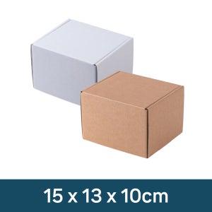 정사각 선물상자 크라프트 화이트 5호 (15x13x10cm) 작은 선물 포장 박스