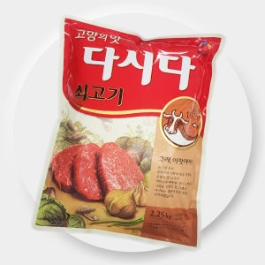 CJ제일제당 쇠고기 다시다 2kg + 250g 소고기육수