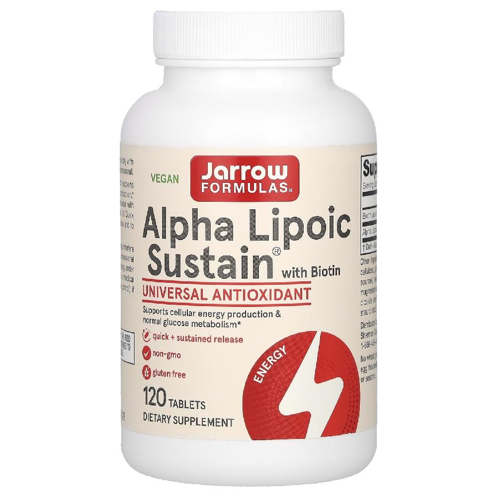 자로우포뮬라 알파리포산 Alpha Lipoic Sustain 바이오틴 300mg 120정