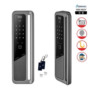 게이트맨 1초열림 1초잠김 GM-1000L BASIC 지문인식 디지털도어락 무료설치 현관문도어락 번호키