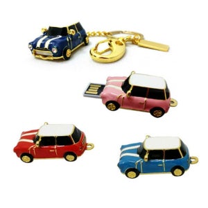 칼론 메탈 미니쿠퍼 USB 메모리 64gb 예쁜 열쇠 고리