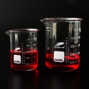 유리 비이커 200mL Beaker 비커 1101-200 Borosilicate