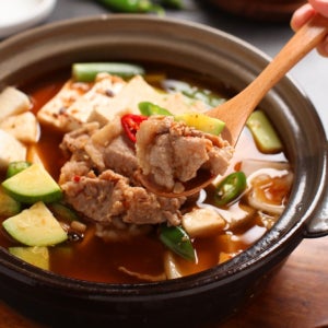 캠핑밀키트 고깃집 차돌된장찌개