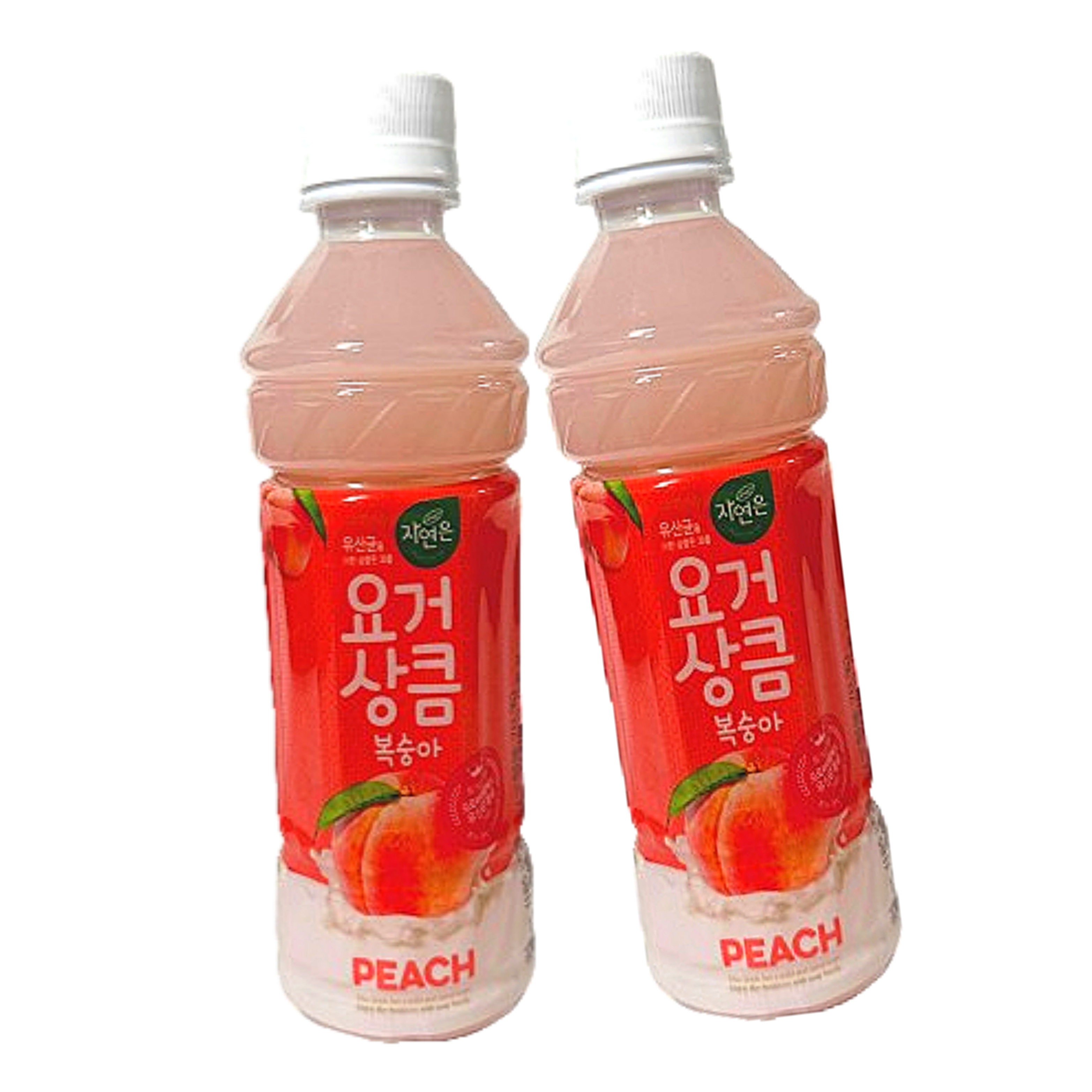웅진 자연은 요거상큼 복숭아 유산균 음료 340ml 6페트